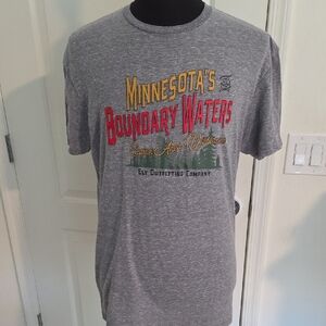 Ely Outfitting Company Gray Minnesota Graphic Tee